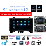 Car Android Stereo Radio Navi GPS Head Unit For Mercedes-Benz Sprinter 2006-2017