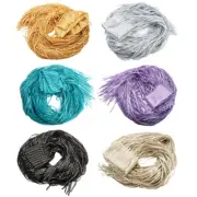String Curtain Crystal Room Door Divider Tassel Fringe Window Panel Decoration·-