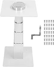 RV Telescopic Table Pedestal, Aluminum 240 to 650mm Adjustable Detachable RV Table Base Stand Leg, Motorhome Tabletop Stand Telescoping Mount Frame for Yacht