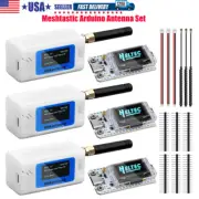 3 Sets 915MHz LoRa V3 ESP32 OLED Board Heltec V3+ Antenna +Case for Meshtastic