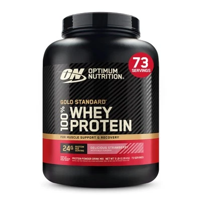 Gold Standard 100% Whey - Delicious Strawberry (73 Servings)