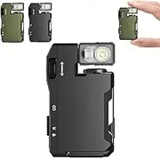 G5 EDC Flashlight, Super Bright 3 Modes EDC Flashlight, Portable Handheld Flat Pocket Flashlights, Mini Portable Design for Outdoor, Emergency and Daily Carry (Black)