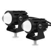 2x 12-24V Mini Car Motorcycle LED Spot Light Headlight Driving Fog Lamp Flashing