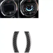 For Mini Cooper F54 F55 F56 F60 2PCS Carbon Fiber GPS Navigation Frame Trim (for: Mini)
