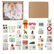 Elf Pinata Kit Elf Pinata Kit 24 Days Christmas Countdown Calendars Xmas Blind Box-Pinata and Bear Doll Kit