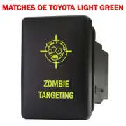 ZOMBIE TARGETING 902NG Push switch 12volt For Toyota OEM Tacoma LED NEW GREEN (for: Toyota)