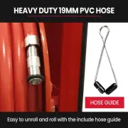 Heavy-Duty Fire Hose Reel 36m x 19mm with PVC Hose and Steel Reel