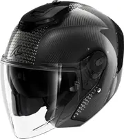 Shark RS Jet Carbon Ikonik, open face helmet , color: Black/Silver , size: L