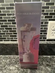 PORTABLE PINK BLENDER 6 Blades 7.4V Decorative Cup USB LED Lights FREE SHIPPING!