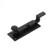 Black Iron Cabinet Door Slide Bolt Gate Latch Cupboard Door Renovators Supply