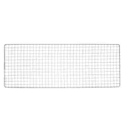 2pcs Square BBQ Grill Net 19x50cm Stainless Steel Barbecue Mesh Mat