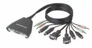 F1DL102PEA Belkin Port KVM Switch-PS/2 mini-DIN Keyboard HD-15 Video Desktop