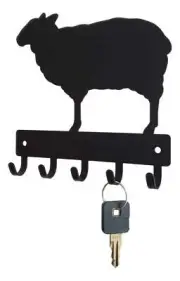 Sheep Silhouette Key Holder/ Rack Made in USA