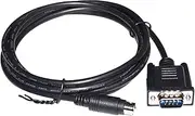 RS232 DB9 D-SUB9PIN MALE to M-INI DIN 8P ROCKWELL ALLEN BRADLEY AB MICROLOGIX 1400 PLC PROGRAMMING 1761-CBL-PM02 CABLE(1.8M)