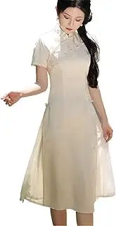 [TJSCFY] Summer Traditional Chinese Dresses Ao Dai Vietnamese Dress for Women Cheongsam Dress Qipao Fashion Chinese Costume
