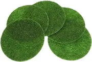Alasum Realistic Artificial Moss Rug 5pcs Greenery Decorations for Easy to Assemble Fake Moss for Bonsai