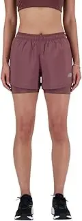 [New Balance] Women's Sport Essentials 2-in-1 Short 3"