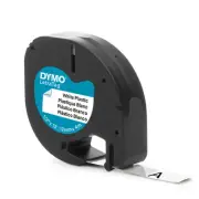 DYMO LABEL REFILLS LT WHITE PLASTIC for LABEL MAKER Sticker Printer LetraTag