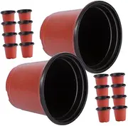GAROZATION 120pcs Seedling Pot Plastic Flower Pots Plastic Plant Pots Planting Pots Planter Nursery Pots Outdoor Pots Plant Nursery Pots Flower Pots Home Large Plastic Planter Garden Supply