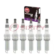 6 pcs NGK Ruthenium HX Spark Plugs for 2010-2016 Hyundai Genesis Coupe 3.8L tp