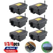 6PCS Defence Rat Bait Station Trap Lockable Control Box Rodent Poison Mouse NEW