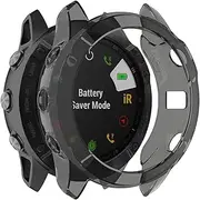 for Garmin Fenix 6x/6x Pro/6x Solar Case, Soft PC Protective Cover Bumper Shell Compatible with Garmin Fenix 6x/6x Pro/6x Solar Smartwatch Accessories
