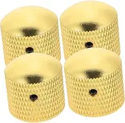 JOINPAYA 4pcs Guitar Volume Control Knobs Durable Potentiometer Hats for Electric Guitar Bass High Grade Replacement Parts for Music Enthusiasts and Performers