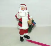 Miniature Resin Jolly Santa Clause, 5 1/4" Tall (9oz.) DOLLHOUSE 1:12 Scale