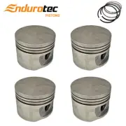 Piston & Ring Set +040" FOR Ford Cortina Capri Escort 1993cc 2.0 PINTO 1972-1982