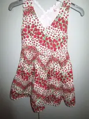 Girls Size 1 Pumpkin Patch X-back floral dress 12-18mths NWT