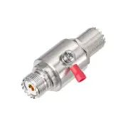 UHF Coaxial Lightning Arrestor Socket SO239 UHF Female to Female for CB Radio