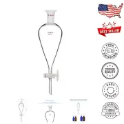 Laboratory Grade 500ml Borosilicate Separatory Funnel - Precision & Quality