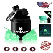 Afterglow High Fidelity Earplugs - Glow-in-the-Dark Noise Reduction & Carry Case
