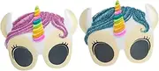 WOONEKY 2pcs Decorative Unicorn Cartoon Glasses Funny Pose Party Supplies Lightweight Costume Accessories for Festivals and Celebrations