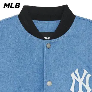 【MLB】牛仔丹寧夾克 棒球外套 紐約洋基隊(3ADKR0134-50INS)