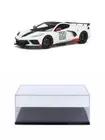 DIECAST CAR W/DISPLAY CASE 2020 CHEVY CORVETTE C8 PACE CAR GT370 1/18 RESIN CAR