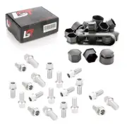 20x Wheel Studs Shrouds Set Spherical M14x1, 5x27 for Audi 80 90 B2 B3 (for: Audi)