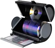 Atlantic 85012055 Disc Manager 80 Disc Storage - Black