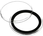 (20) Air-tite 39mm Black Ring Coin Holder Capsules for 1oz Silver & Copper Rounds Casino Chips
