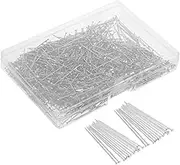 HOMSFOU Sewing Pins with Heads Electroplated Craft Positioning Pins Convenient Storage Box for Fabric Quilting Dressmaking and Sewing Accessories and Wear Resistant
