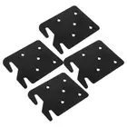 4 Pcs Flat Bed Hook Fittings Hardware Rail Frame Brackets Adapter