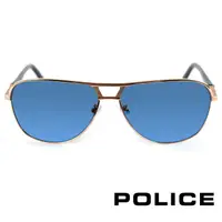 在飛比找momo購物網優惠-【POLICE】個性隨興★都會風格造型太陽眼鏡★(金-POS