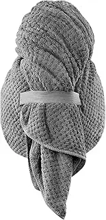 Microfiber Hair Towels Quick Drying Turban Wrap For Wet Hair Absorbent Head Towel With Button For Women