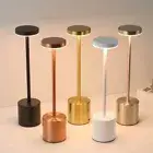 Touch Sensor LED Table Lamp Rechargeable Bedside Ambience Light Reading Lamp