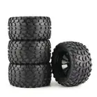 4PCS Wheels & Tires Set 1/10 Rc Monster Truck For Losi Tenacity Mt 12mm Hex
