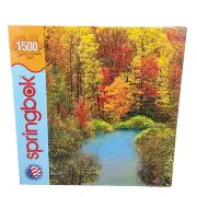 Springbok 'Autumn Reflection' 1500 Piece Puzzle 29" x 36" 2012 #1JIG15492 NEW
