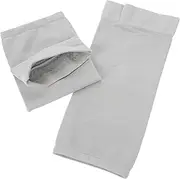 DEARMAMY 1Pair Breathable Elbow Sleeves for Sun Protection Lightweight Compression Arm Support for Weightlifting for Women Grey Color for Summer Fitness Activities