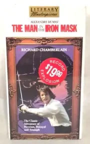 The Man In The Iron Mask - Alexander Dumas (1976) VHS action Richard Chamberlain