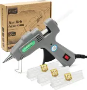 Hot Glue Gun with 30 Glue Sticks,Fast Preheating Hot Melt Gun, Mini Glue Gun Kit