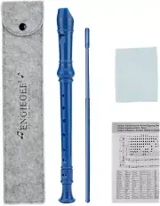 SJOYS 8-Hole Soprano Descant Recorder Kids Music Flute with Cleaning Rod & Case